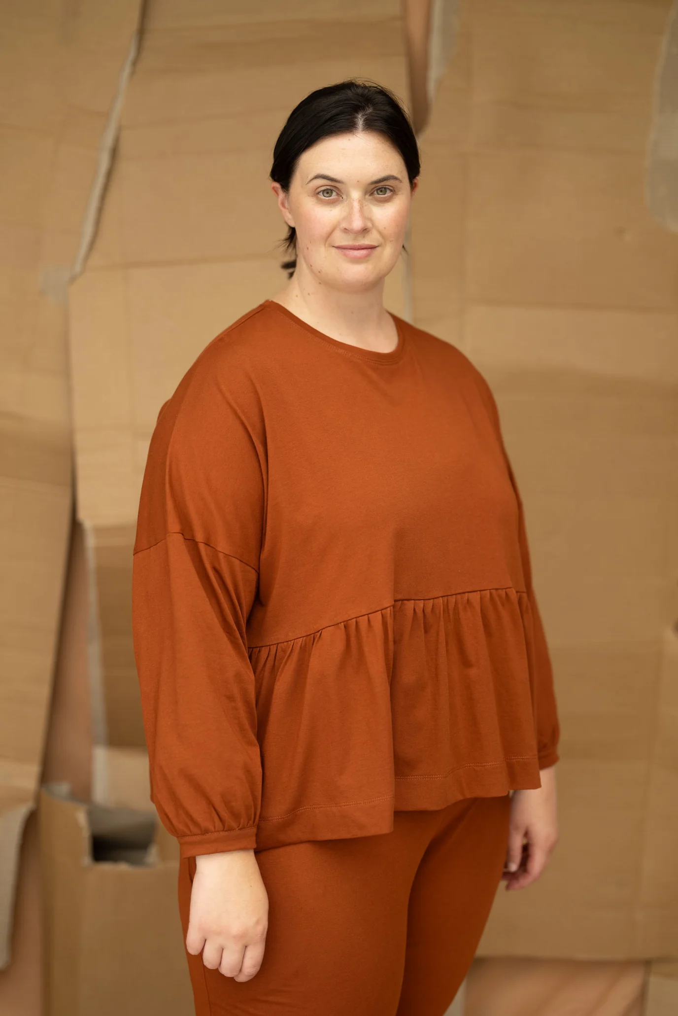 ReCreate Step Up Top - Chestnut