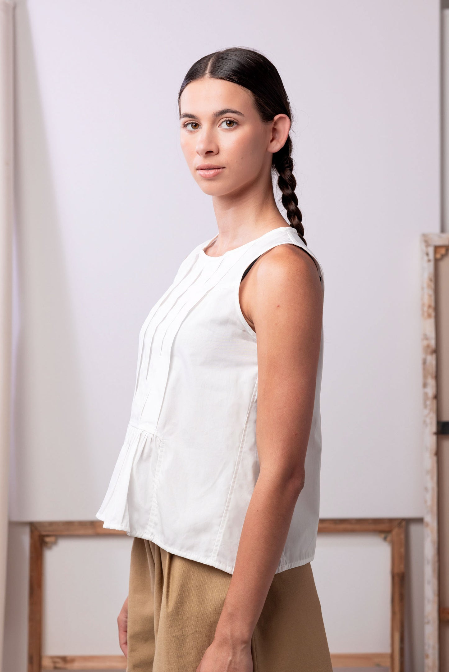 ReCreate Liminal Top - Chalk