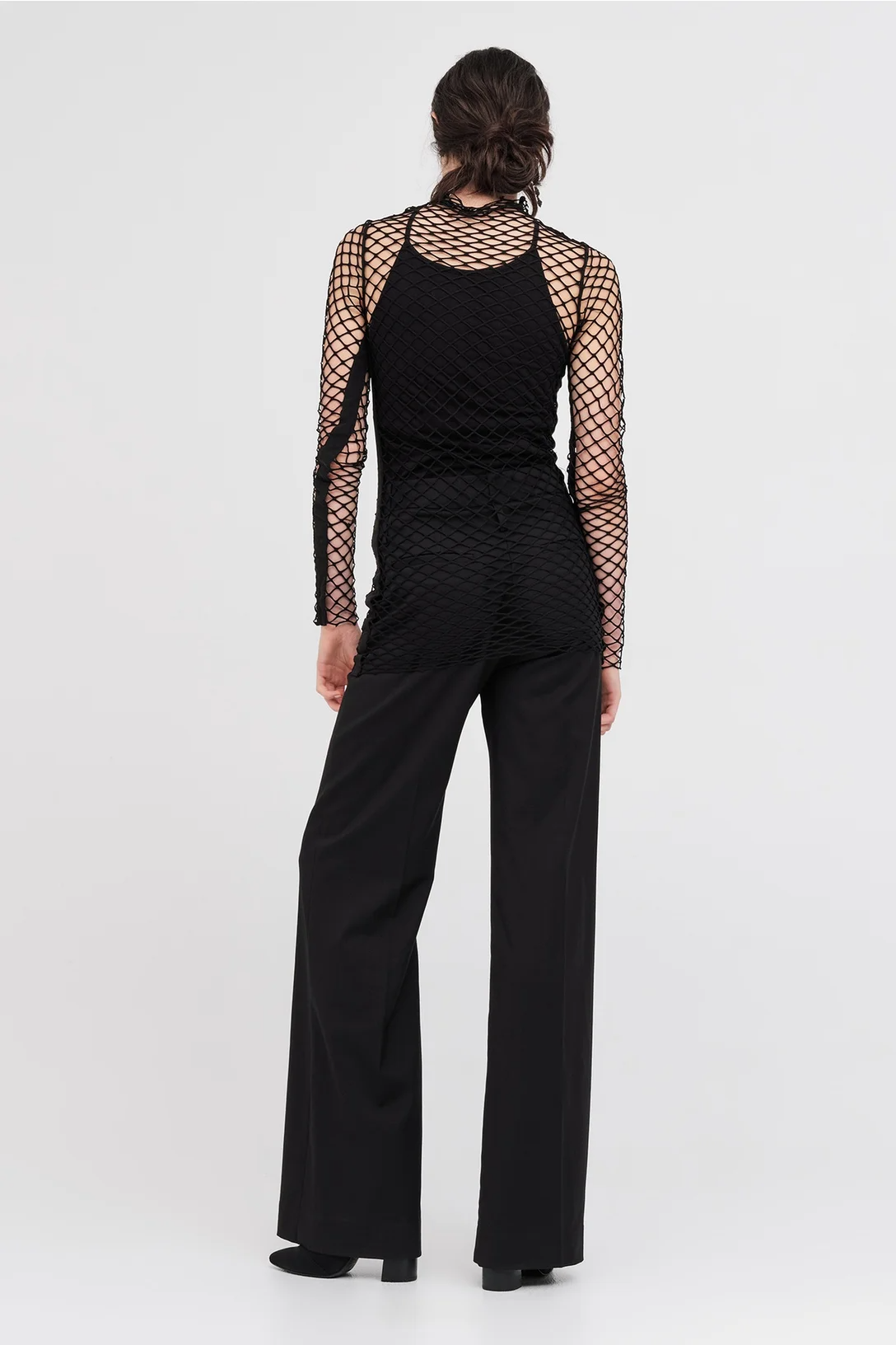 Taylor Mesh Contend Tunic - Black