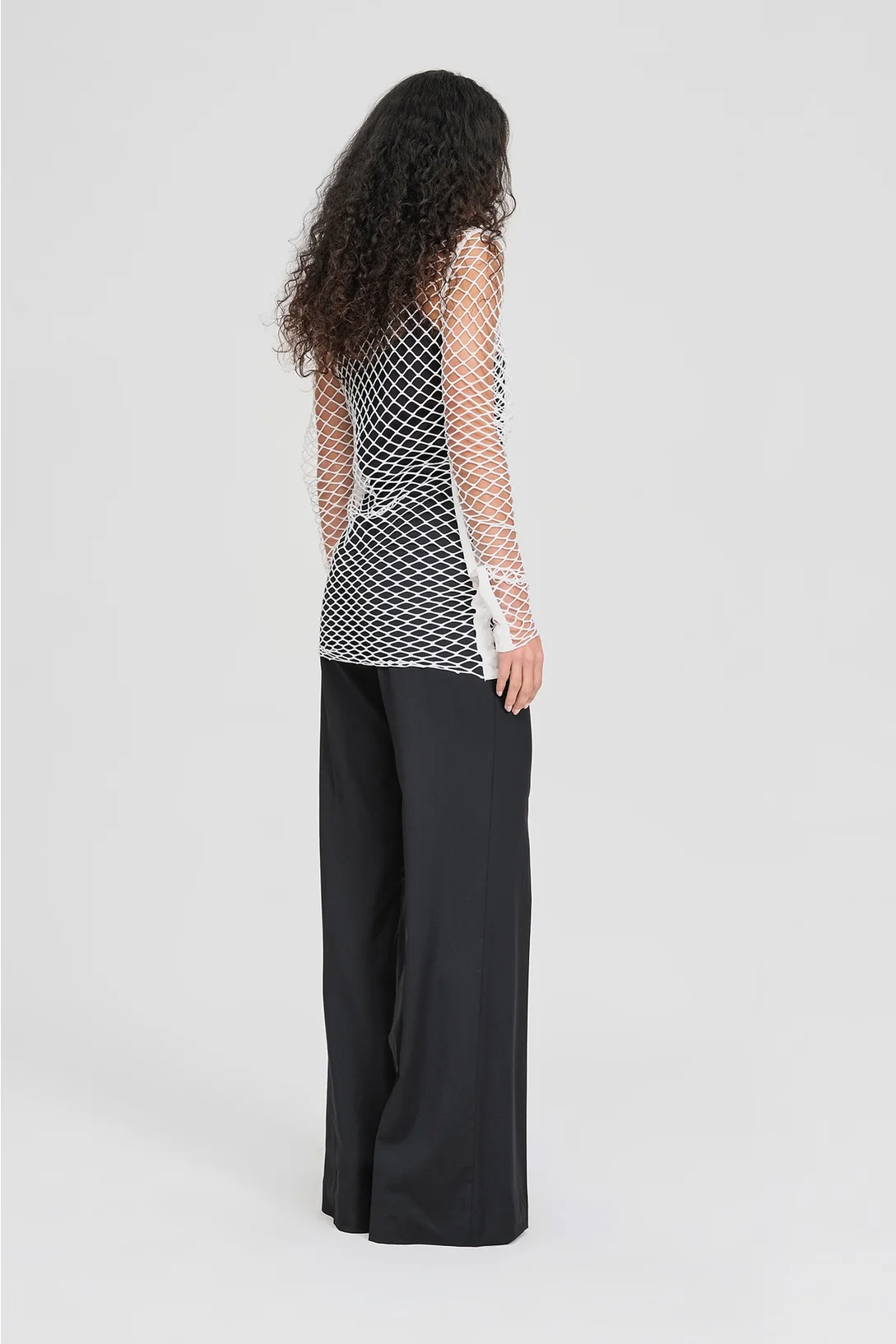 Taylor Mesh Contend Tunic - Ivory