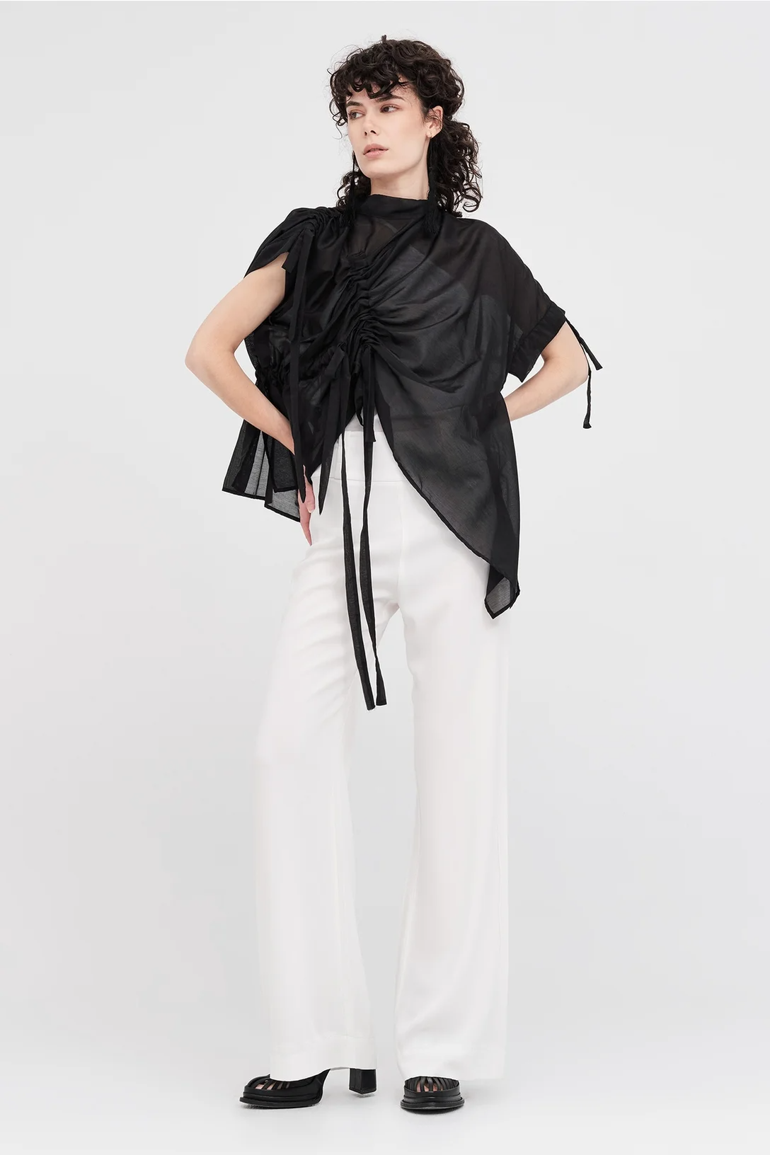 Taylor Quadrant Top - Black