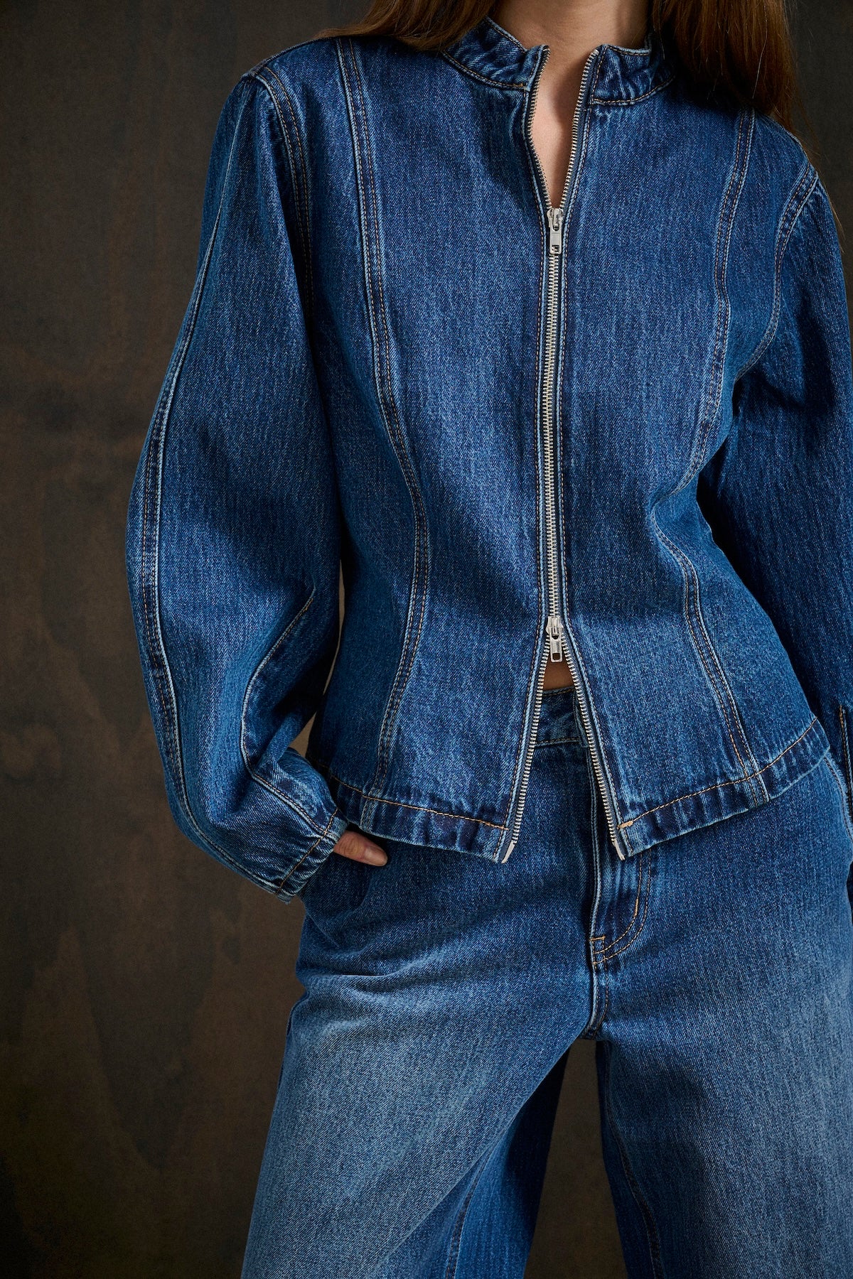 Karen By Simonsen Bonnie Jacket - Dark Blue Denim