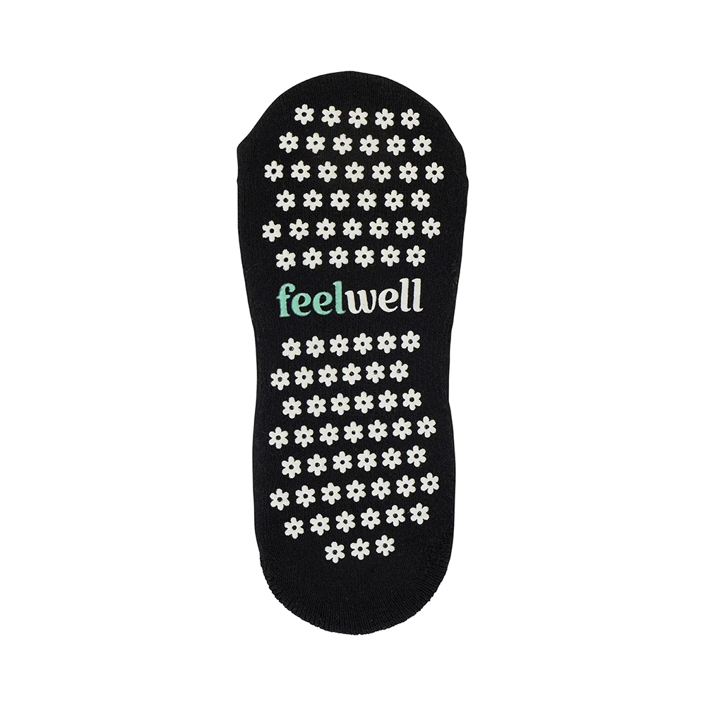 Annabel Trends Feel Well Pilates Socks - Black