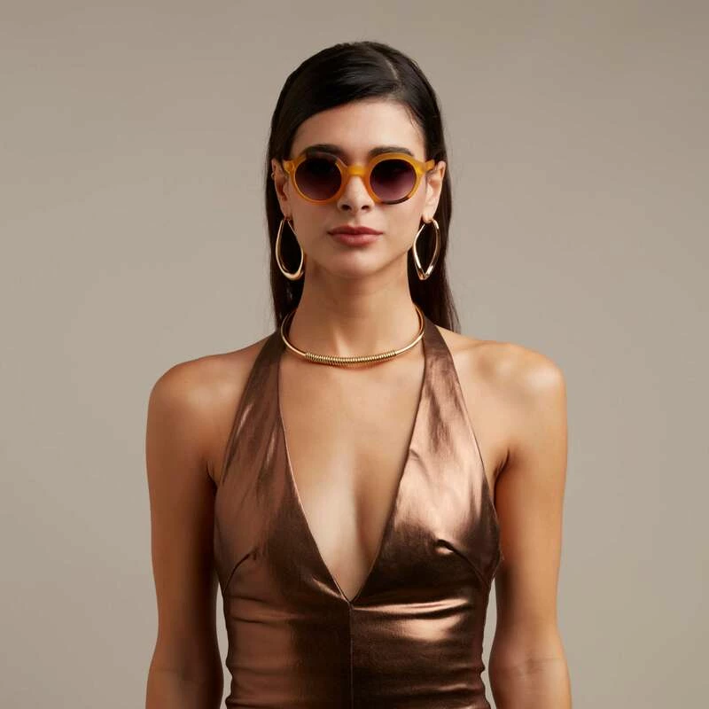 Okkia OK031 Lauro Sunglasses - Yellow