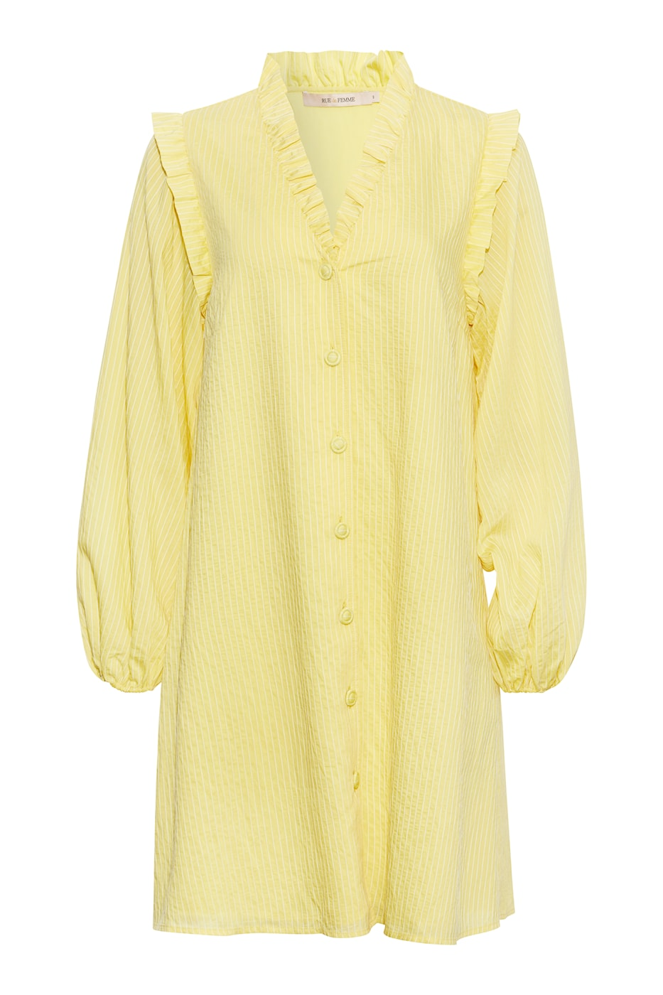 Rue De Femme Bazra Dress - Pastel Yellow