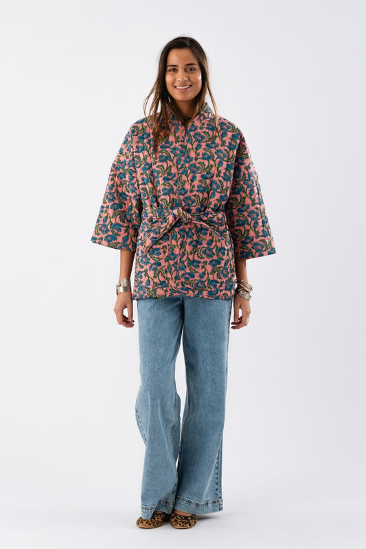 Lollys Laundry Lulu Jacket  - Flower Print