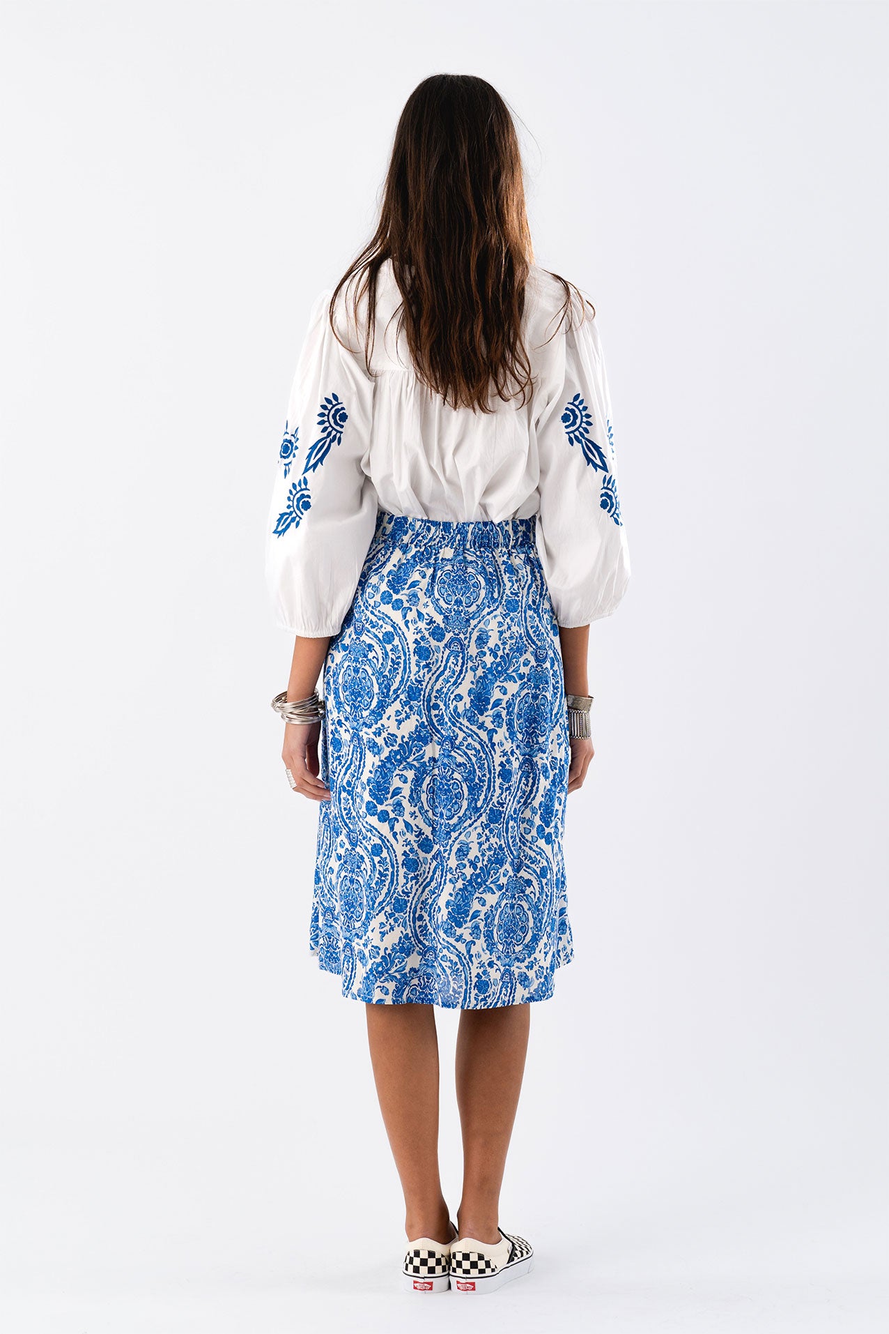 Lollys Laundry Ella Midi Skirt - Mole