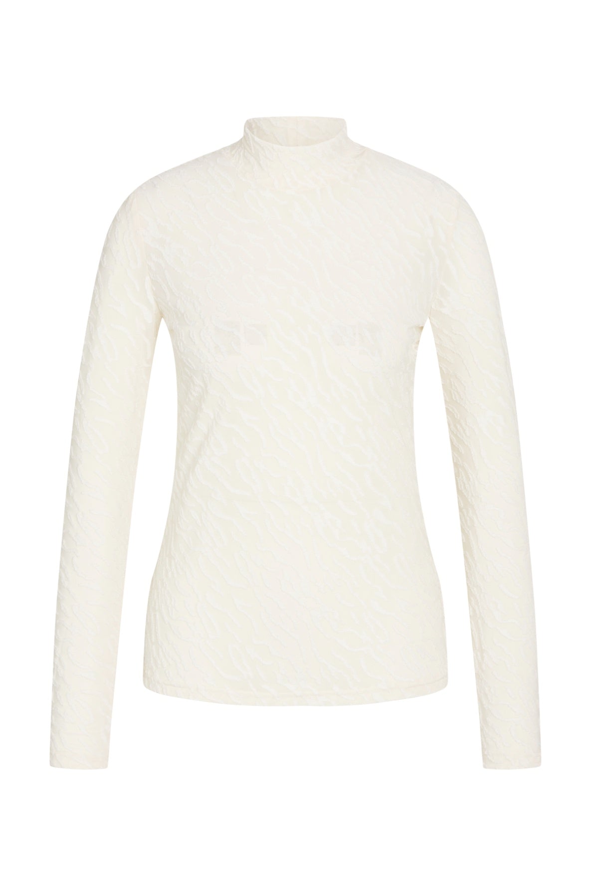 Rue de Femme Roll Neck Blouse - Off White