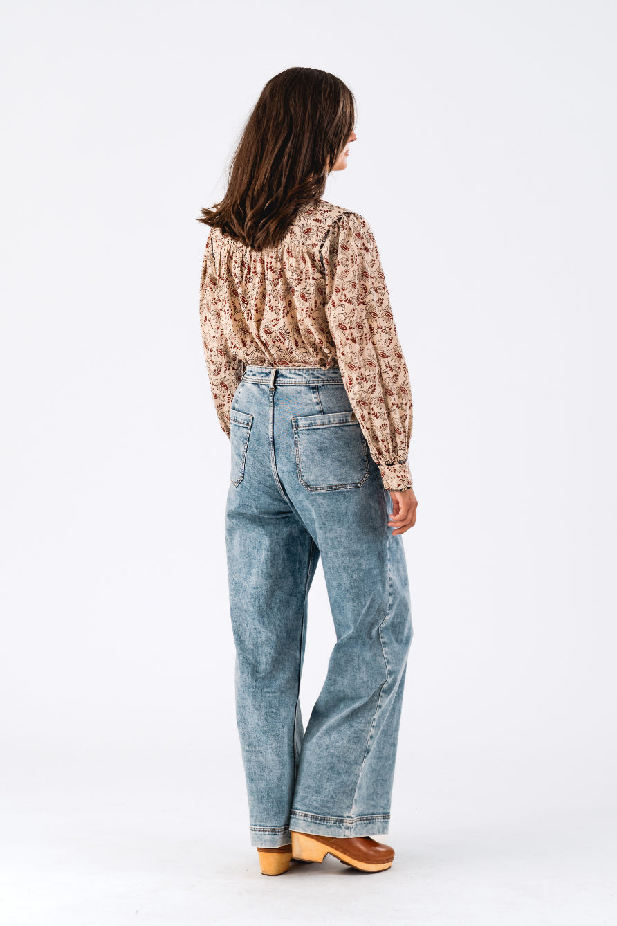Lollys Laundry Rae LS Shirt - Flower Print