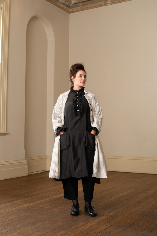 Meg Be Design Odile Tunic Silk Cotton - Black
