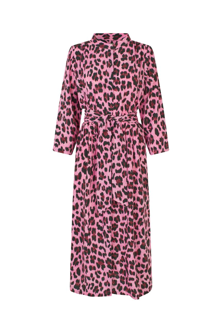 Lollys Laundry HarperLL Maxi Dress 3/4 - Neon Pink