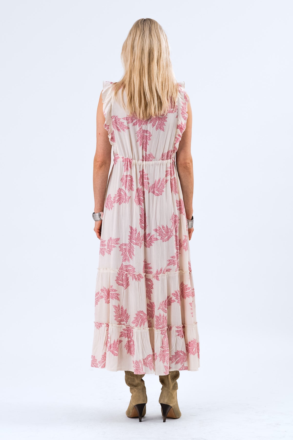 Lollys Laundry SamoLL Midi Dress SL - Pink
