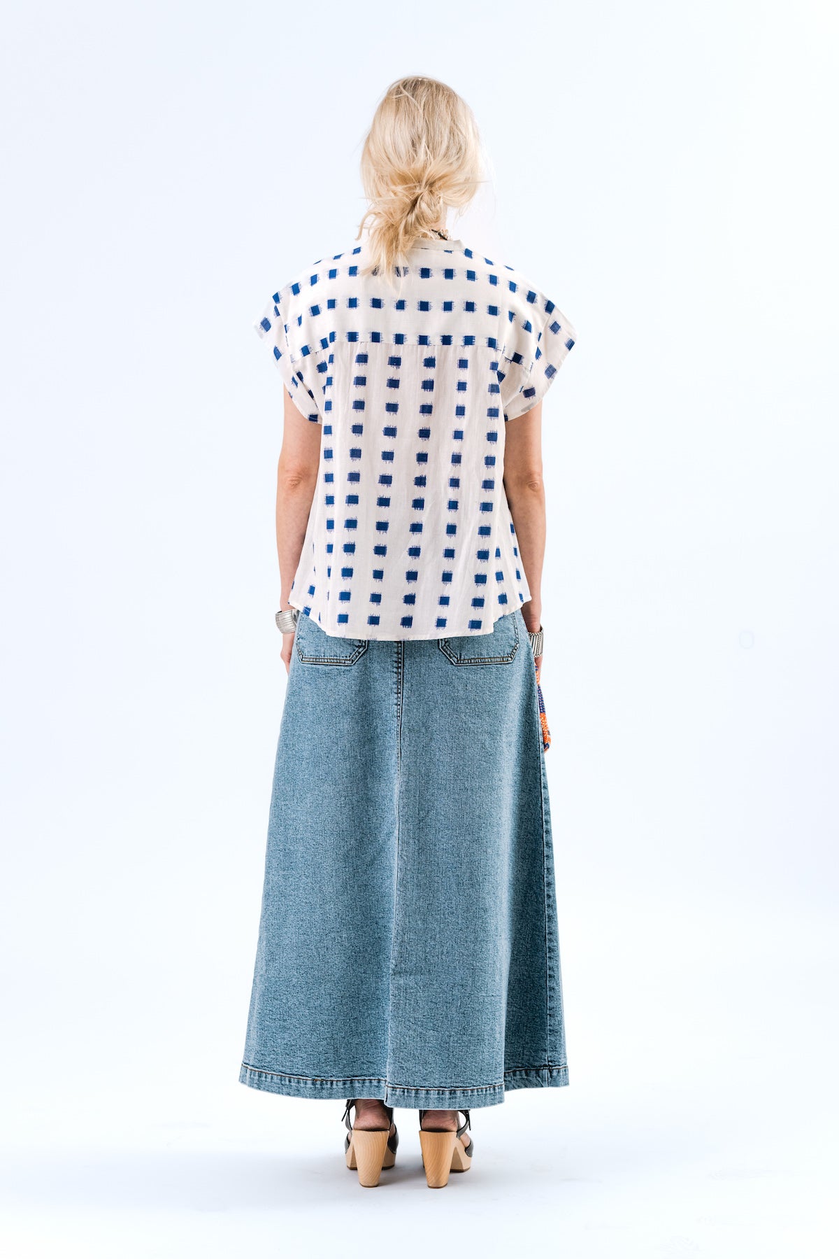 Lollys Laundry LunaLL Maxi Skirt - Blue