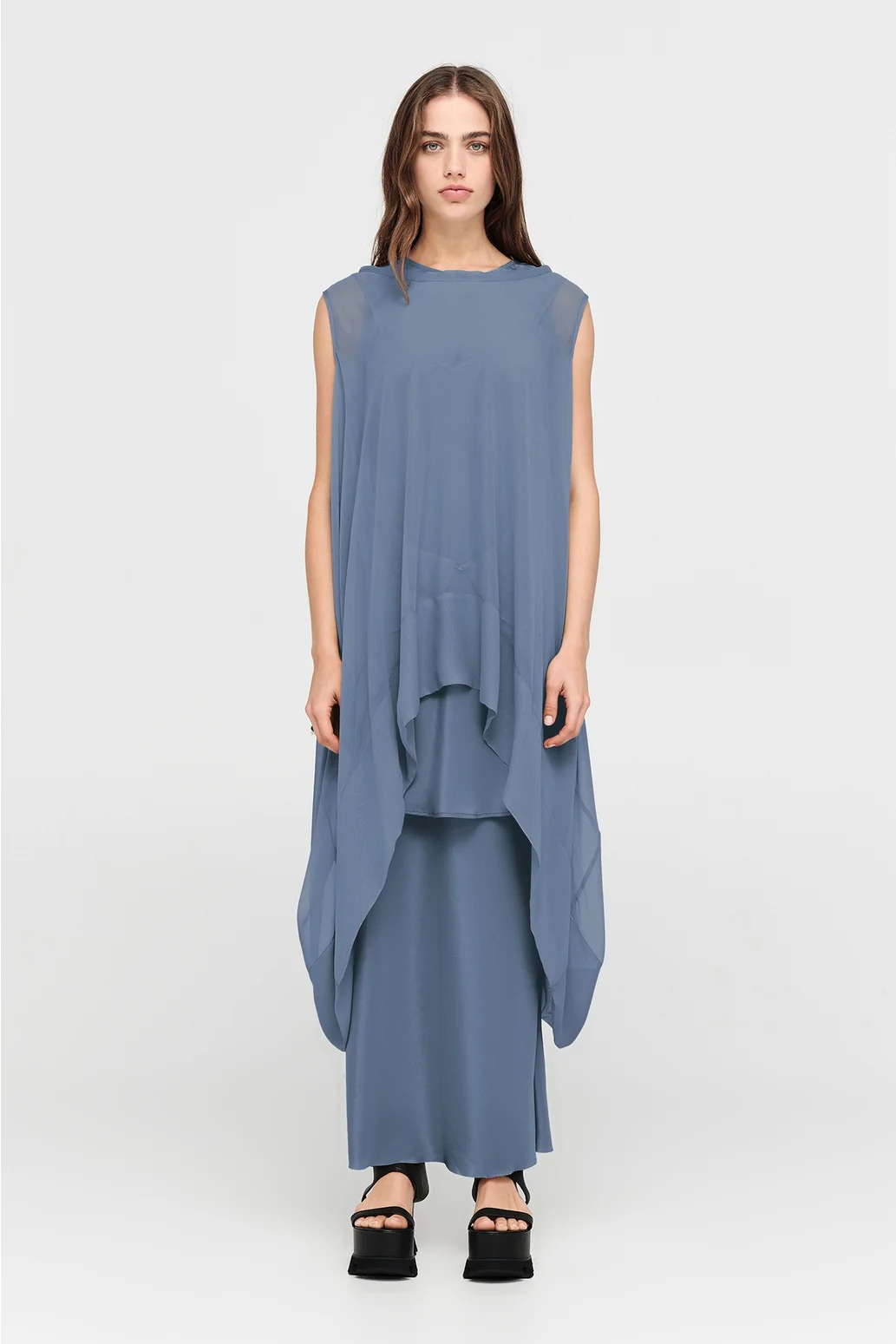 Taylor Banded Oblique Tunic - Arctic