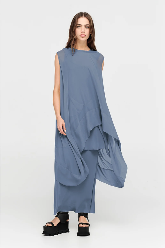 Taylor Banded Oblique Tunic - Arctic