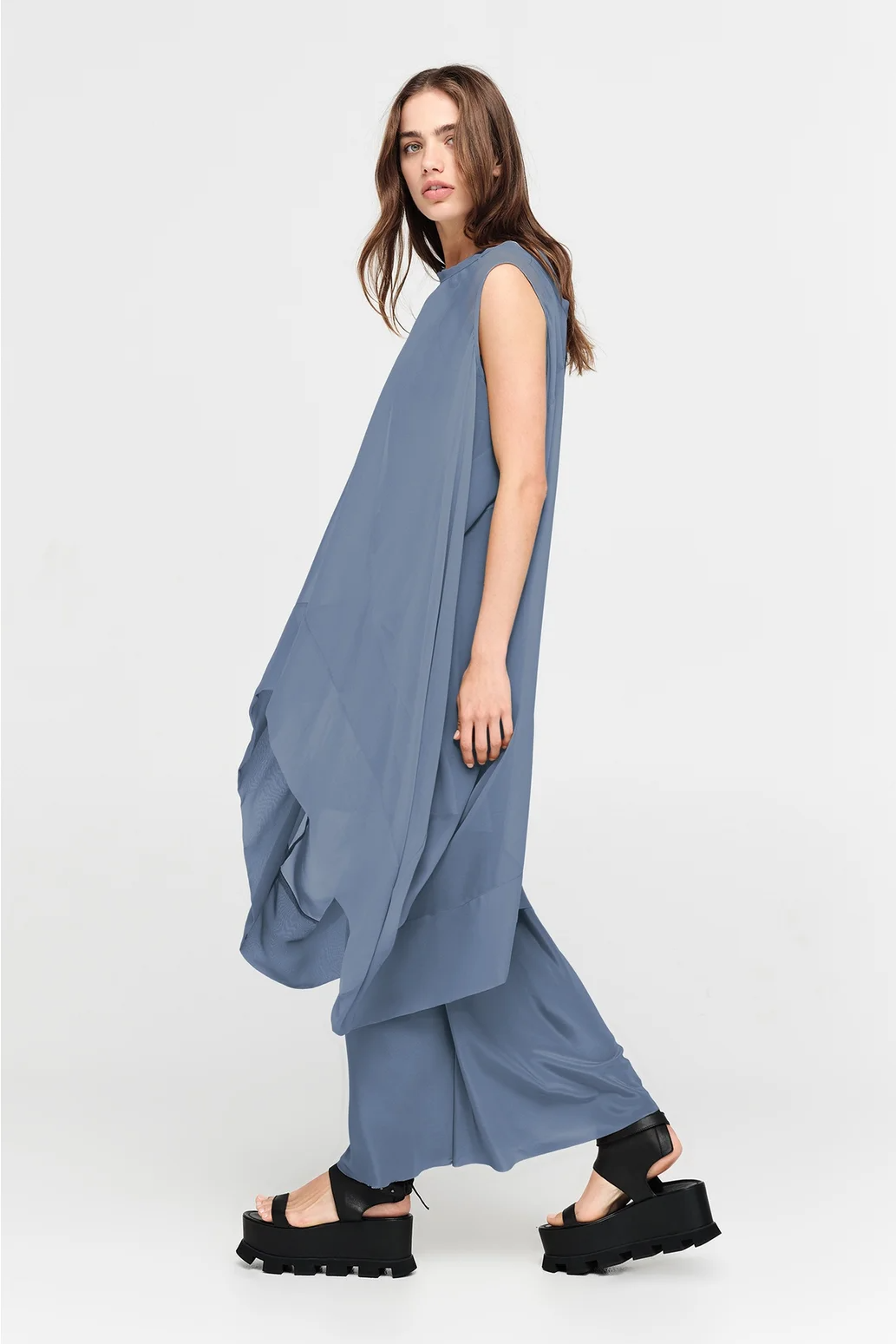 Taylor Banded Oblique Tunic - Arctic