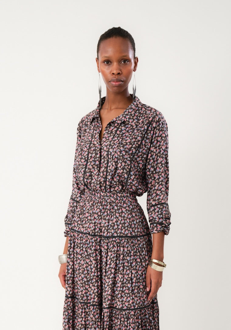 Lollys Laundry LariLL Shirt LS - Washed Black