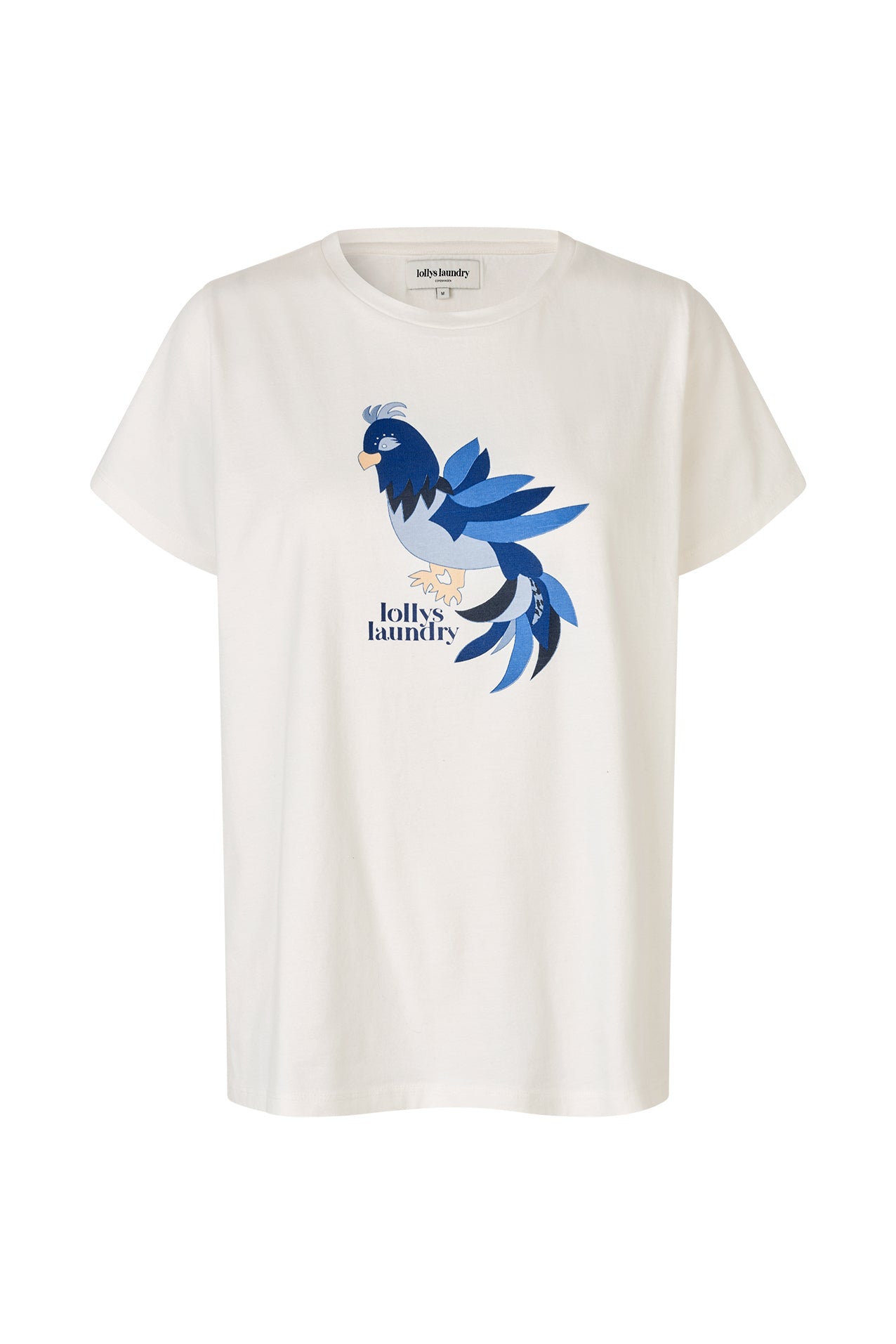 Lollys Laundry RomaLL Tee SS - White Blue Bird