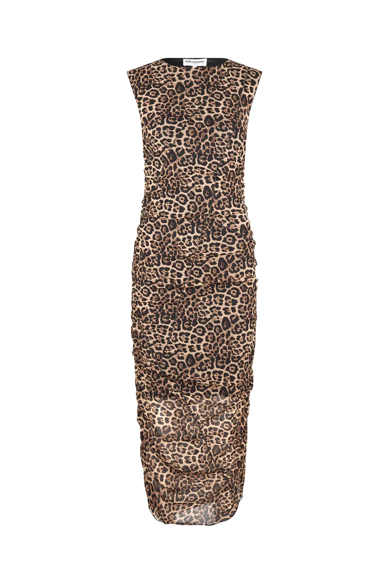 Lollys Laundry Lolu Maxi Dress - Leopard Print