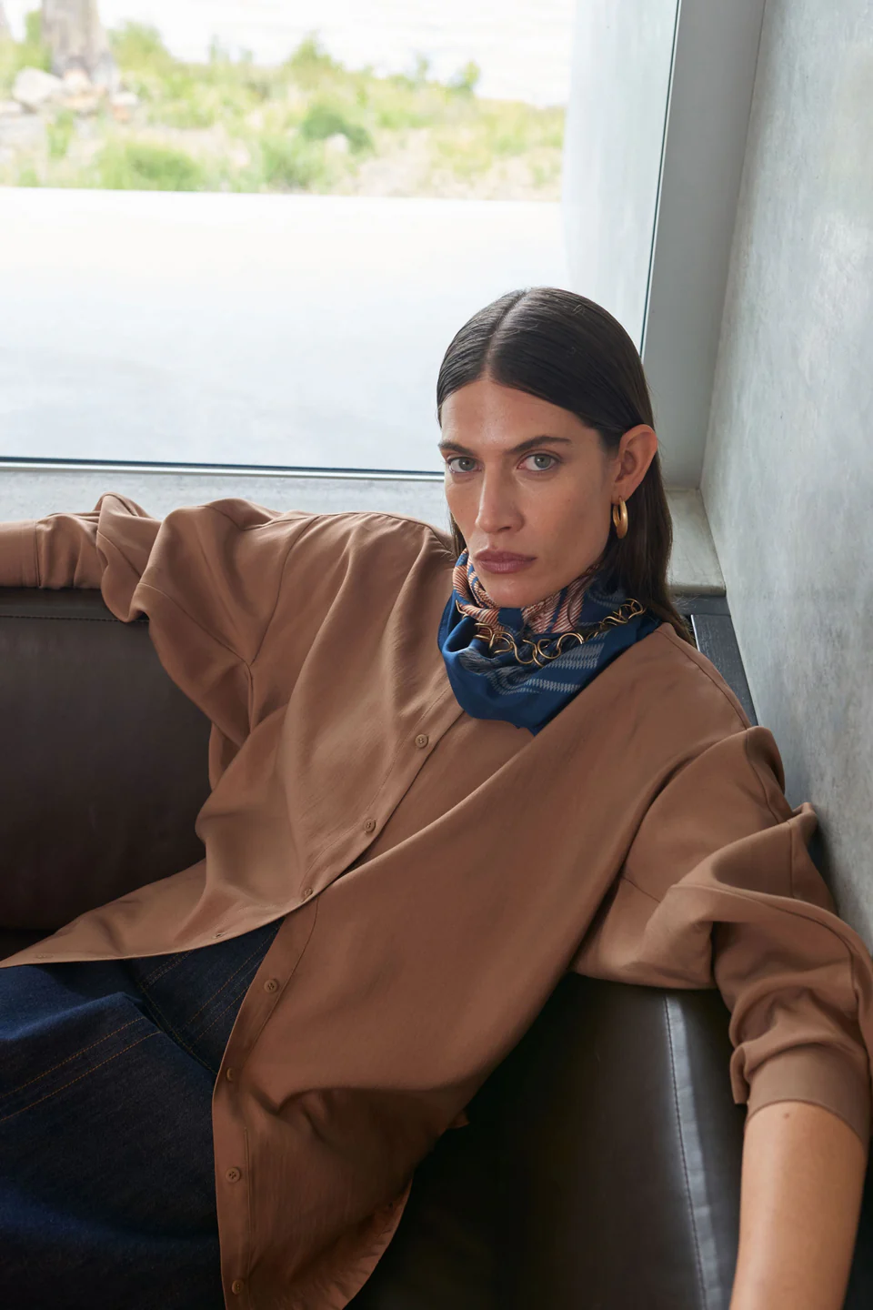 Elk Ahren Shirt - Dark Toffee