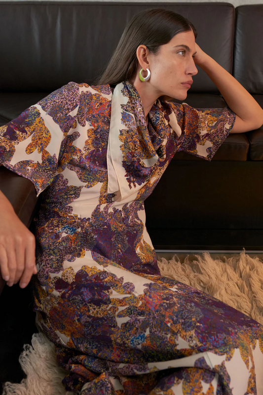Elk Aube Dress - Lantis Print