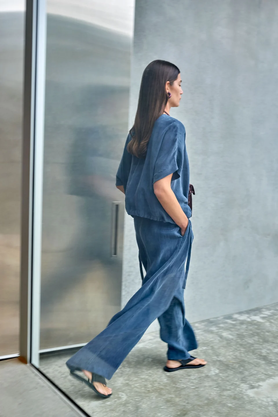 Elk Delme Pant - Blue Steel