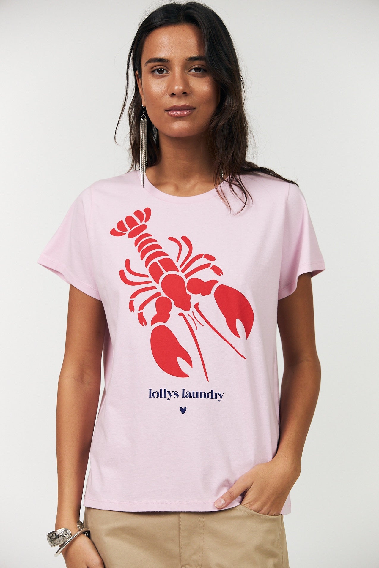 Lollys Laundry Roma Lobster Tee - Red