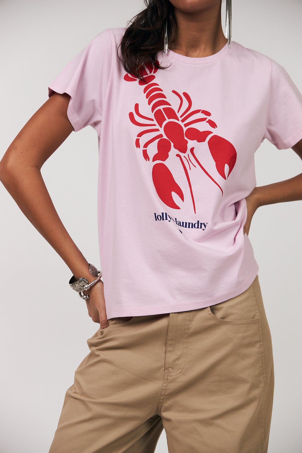 Lollys Laundry Roma Lobster Tee - Red