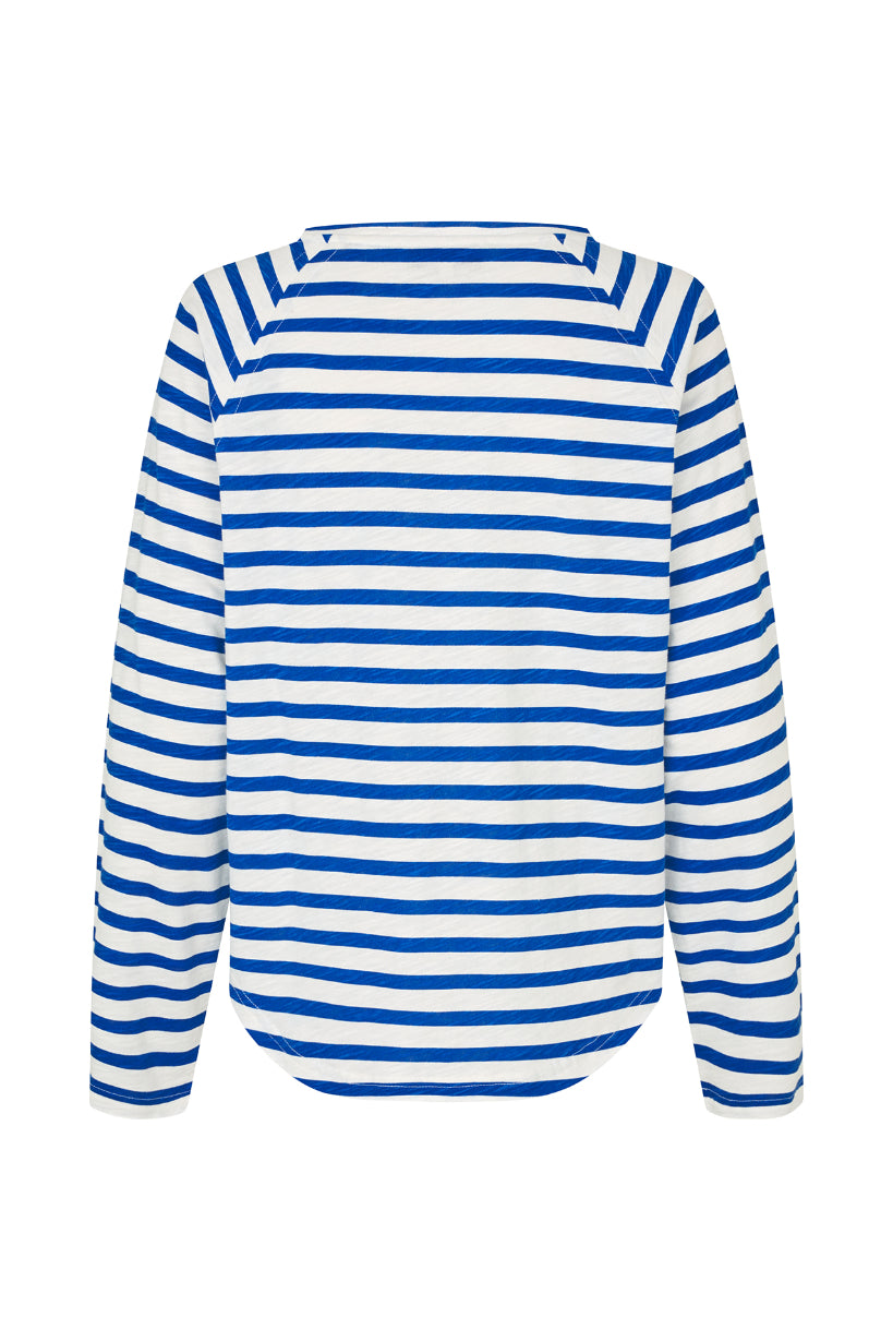 Lollys Laundry Liva Tee LS - 97 Neon Blue
