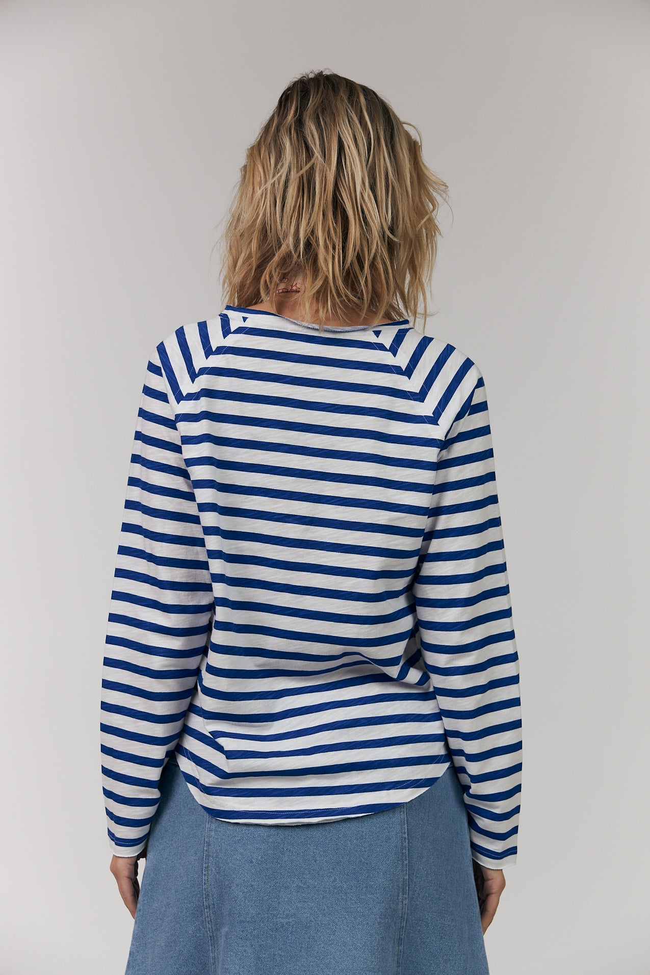 Lollys Laundry Liva Tee LS - 97 Neon Blue