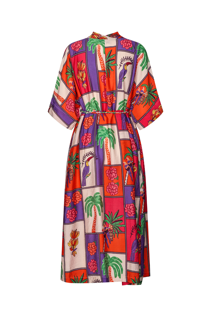 Lollys Laundry Jemima Maxi Dress 3/4 - Multi