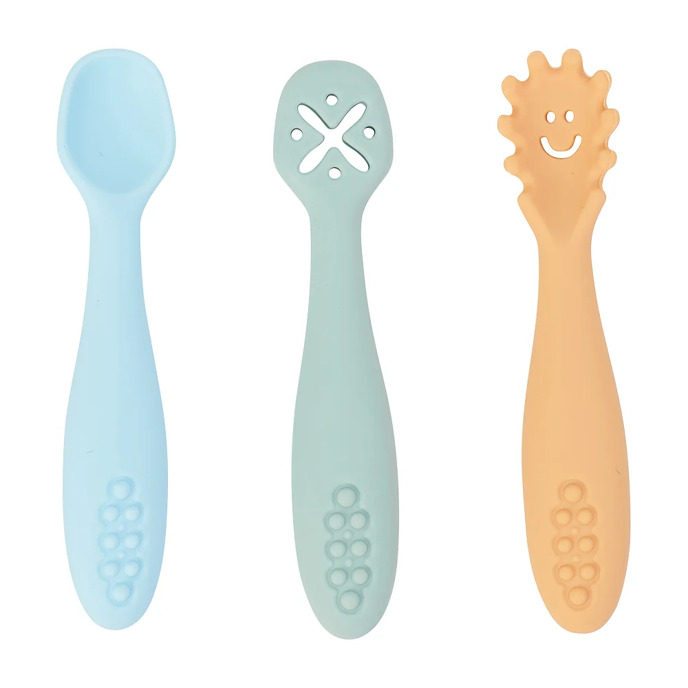 Annabel Trends Silicone Cutlery Set S/3 - Seaside