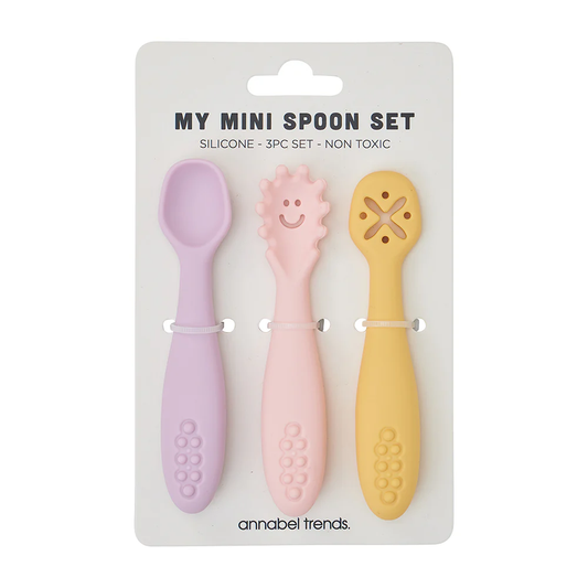 Annabel Trends Silicone Cutlery Set S/3 - Sunset