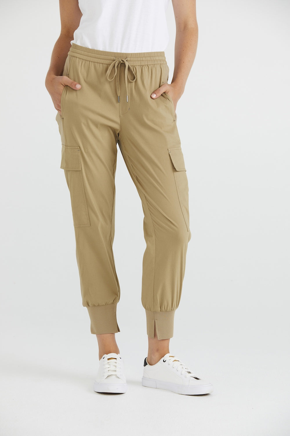 Lania The Label Rib Cargo Pant  - Clay