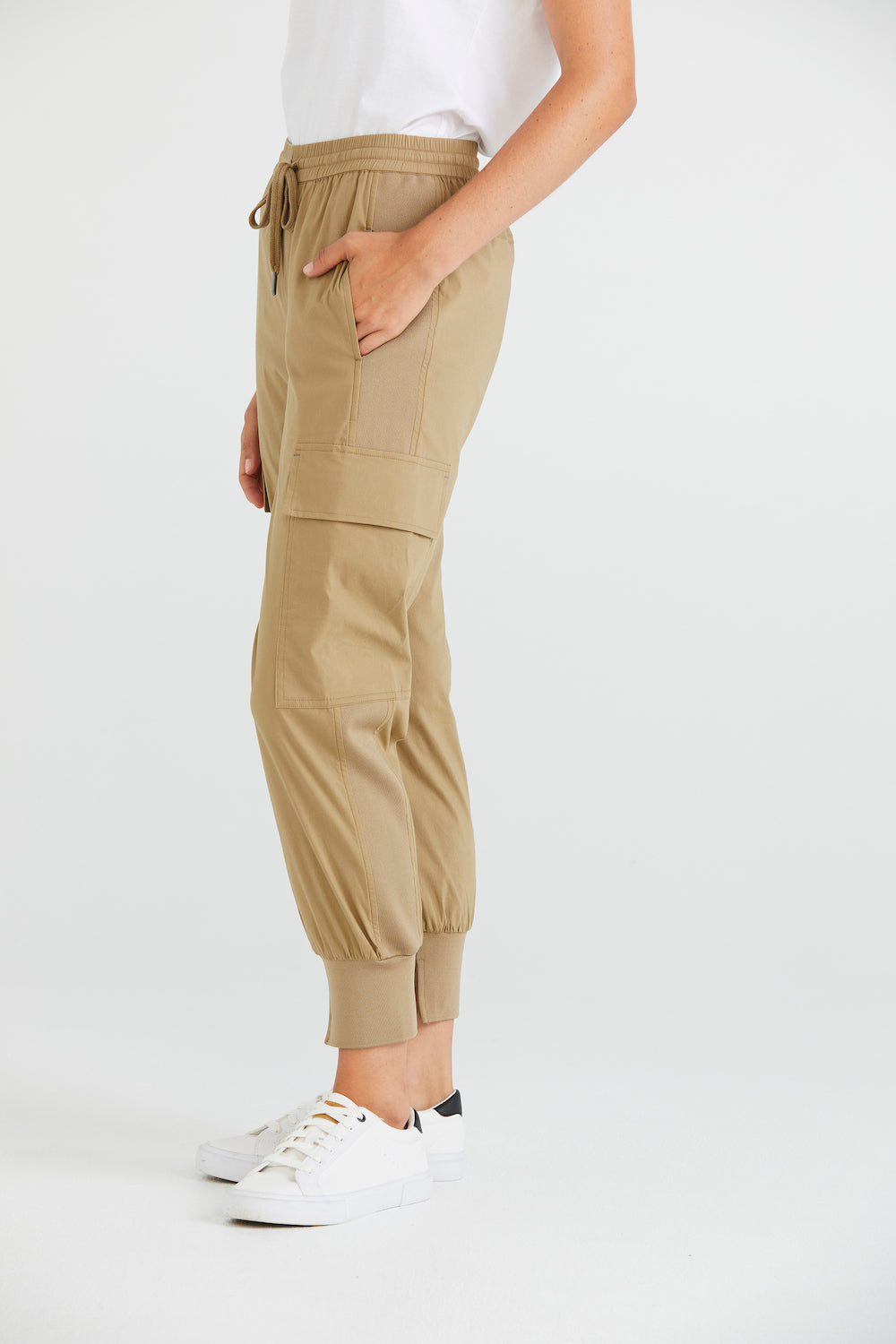 Lania The Label Rib Cargo Pant  - Clay