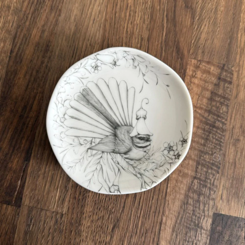 Tikitibu Trinket Dish - We Go Together Piwakawaka
