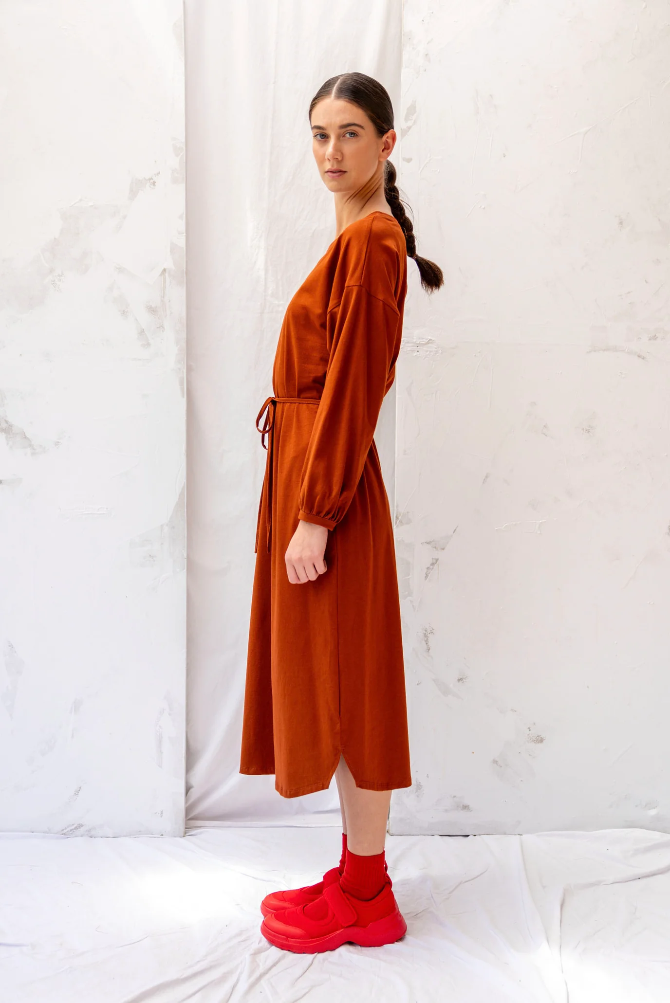 ReCreate Ahead Dress - Chestnut