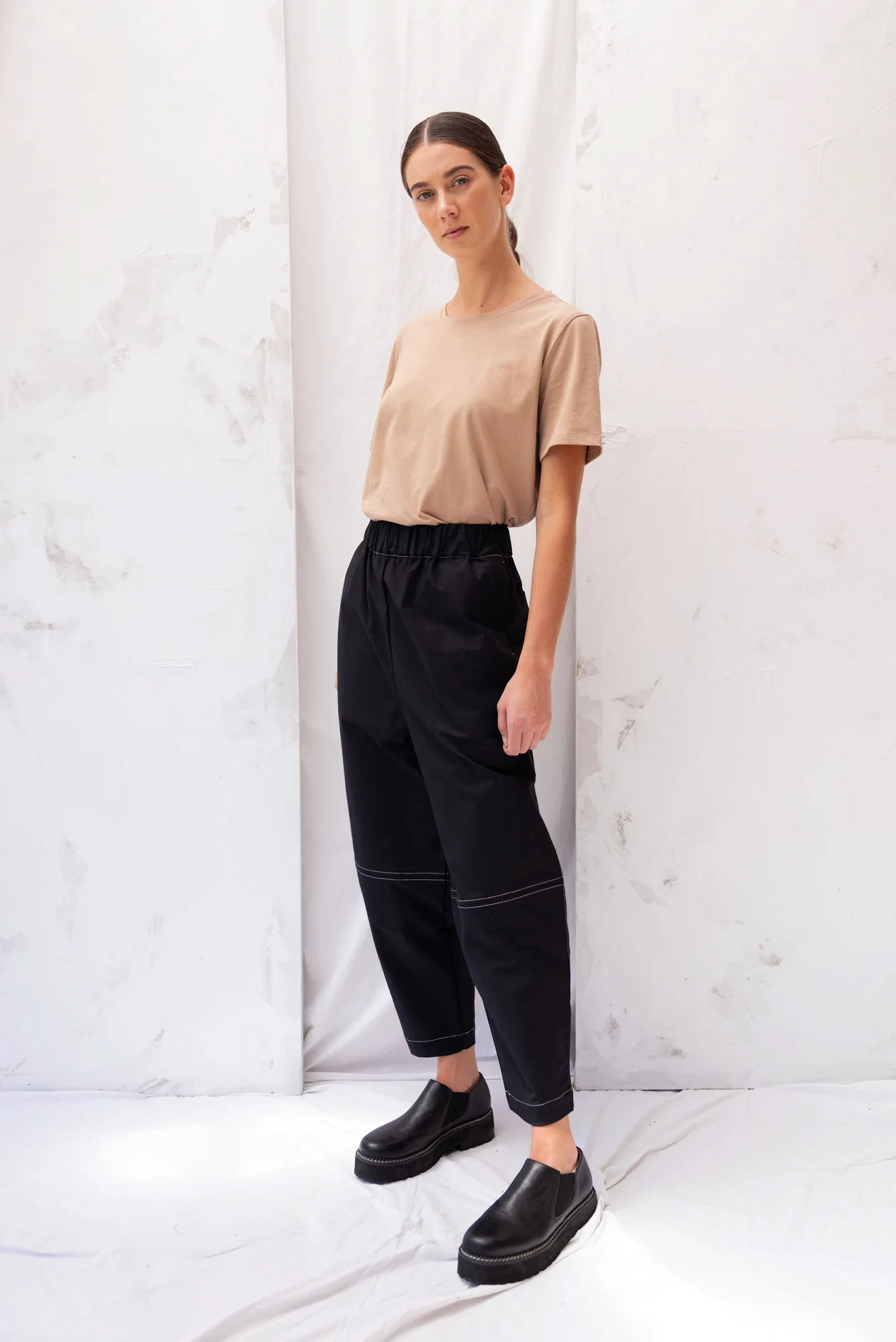 ReCreate Barrel Pant - Black