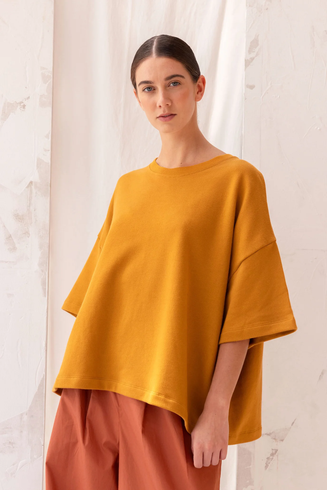 ReCreate Joy Sweatshirt Tee - Marigold