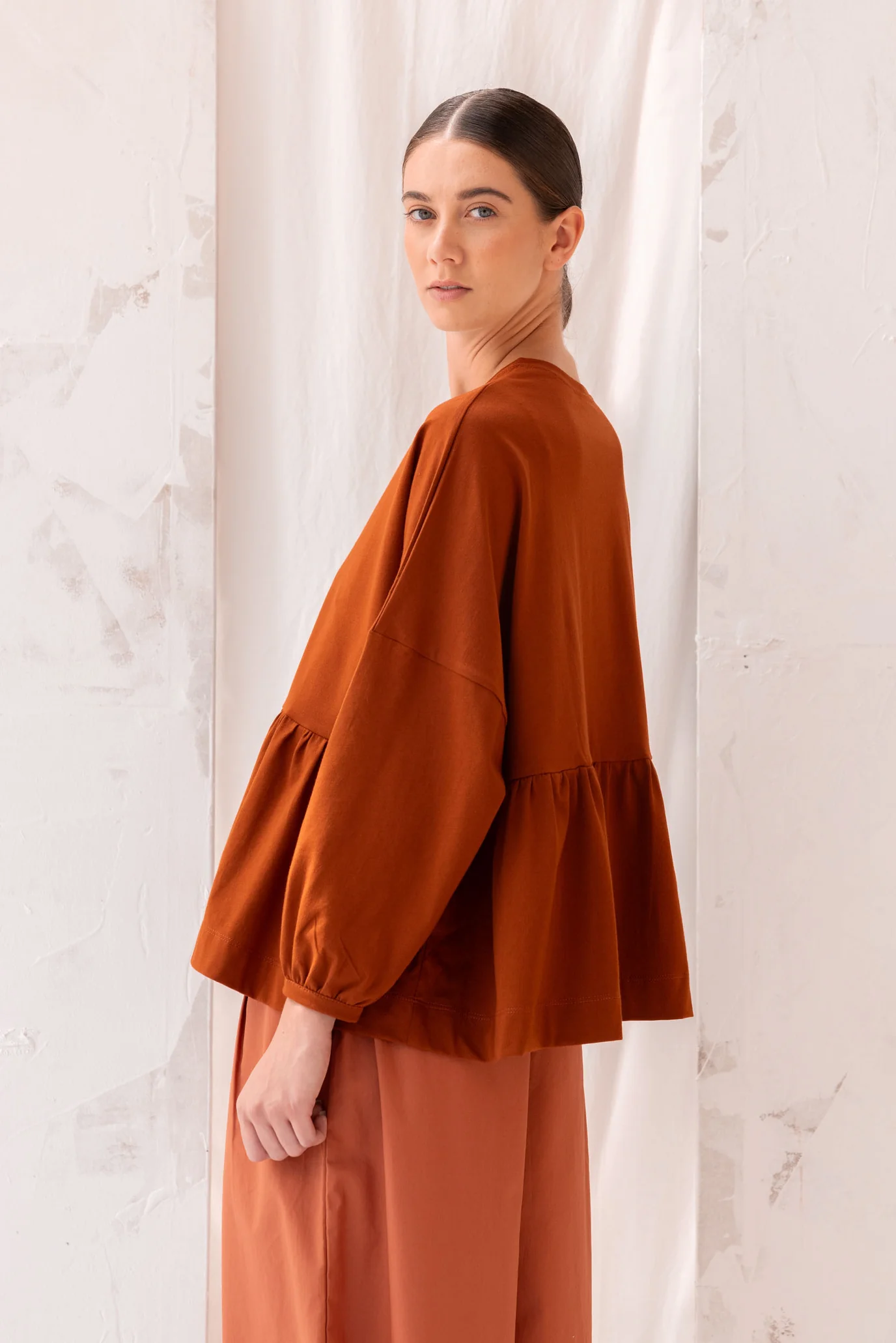 ReCreate Step Up Top - Chestnut