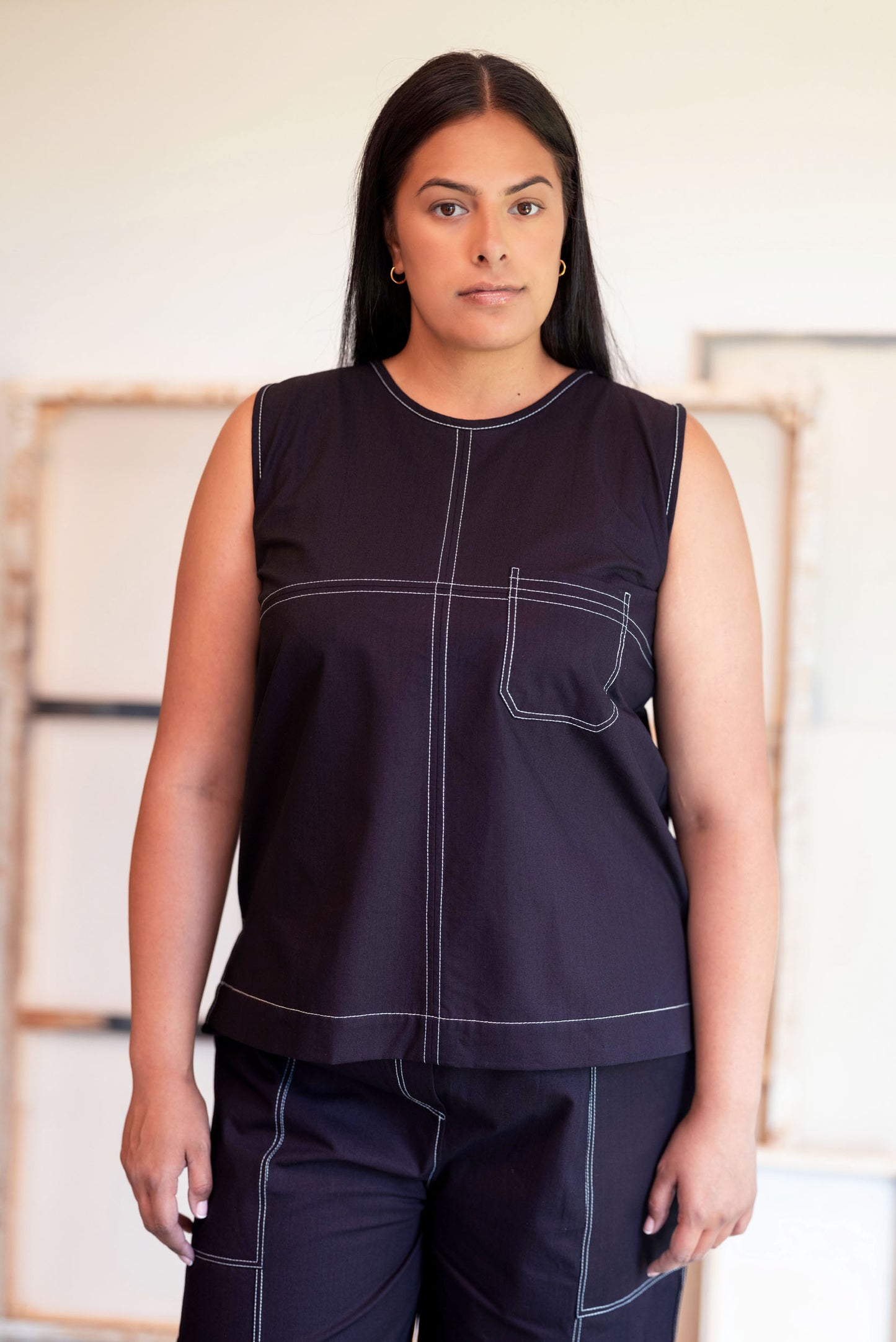 ReCreate Upside Top - Indigo