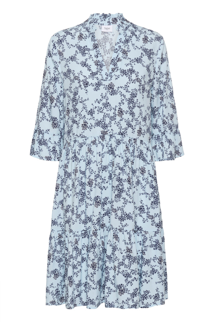 Saint Tropez Eda Dress - Skyway Eclipse Spring