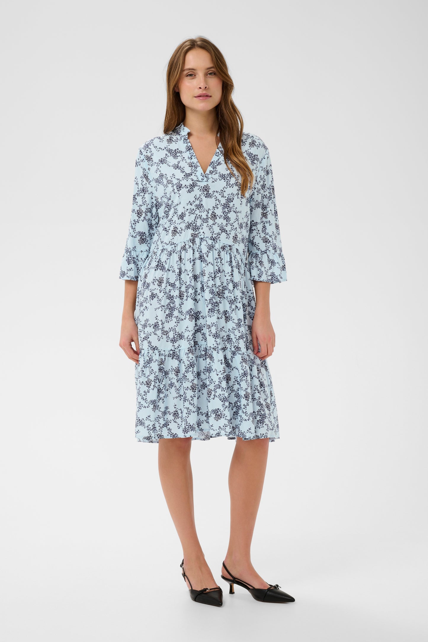 Saint Tropez Eda Dress - Skyway Eclipse Spring