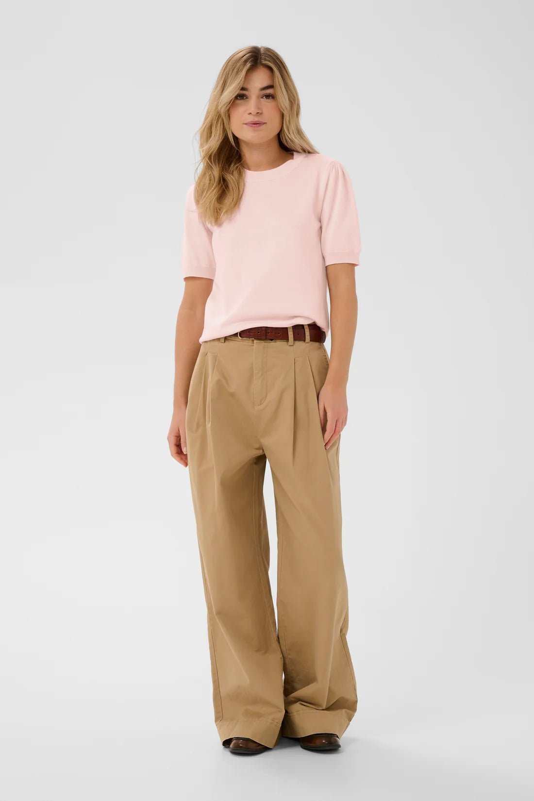 Saint Tropez MilaSZ SS Pullover - Chalk Pink