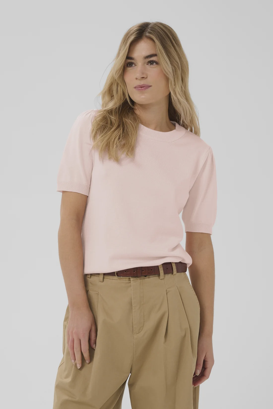 Saint Tropez MilaSZ SS Pullover - Chalk Pink