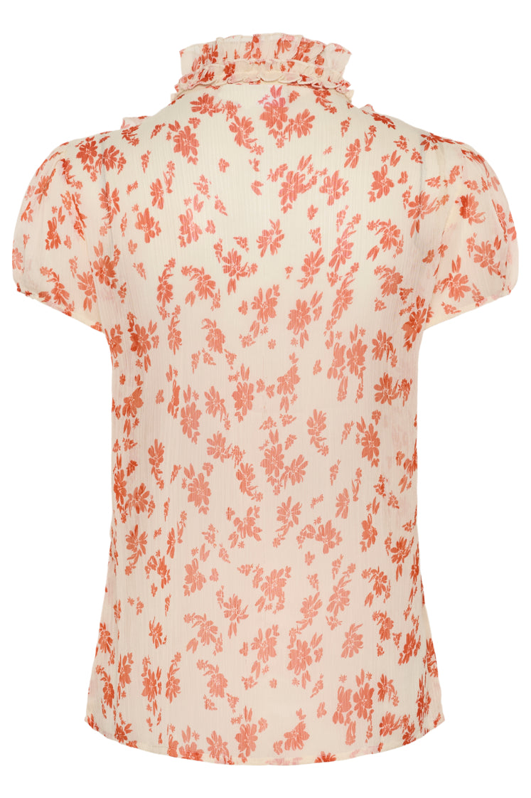 Saint Tropez Lilja SS Shirt - Seedpearl Valiant