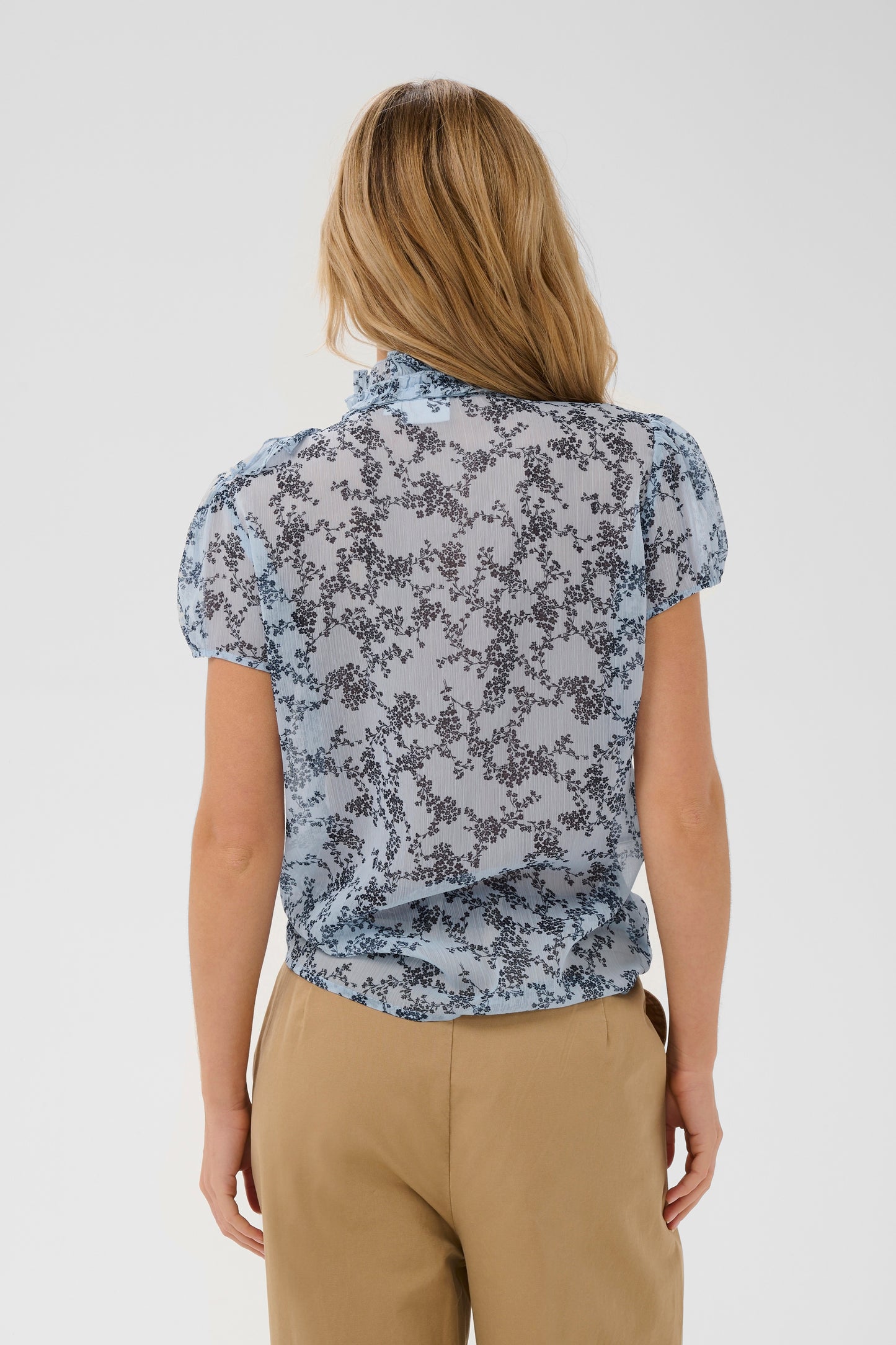 Saint Tropez Lilja SS Shirt - Skyway Eclipse