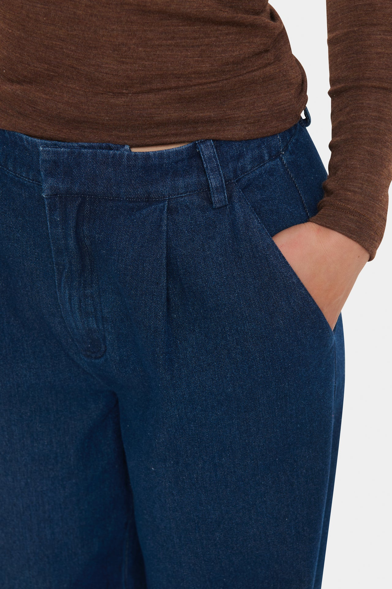 Saint Tropez JaclynZS Pants - Dark Blue Denim