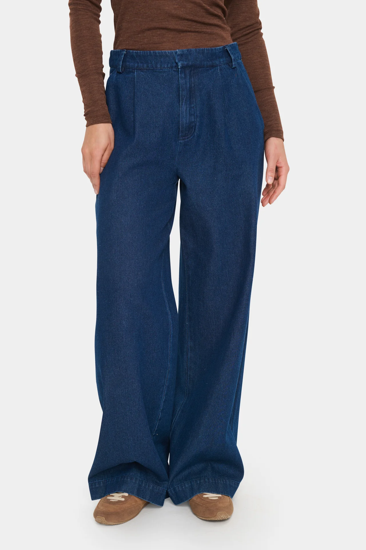 Saint Tropez JaclynZS Pants - Dark Blue Denim