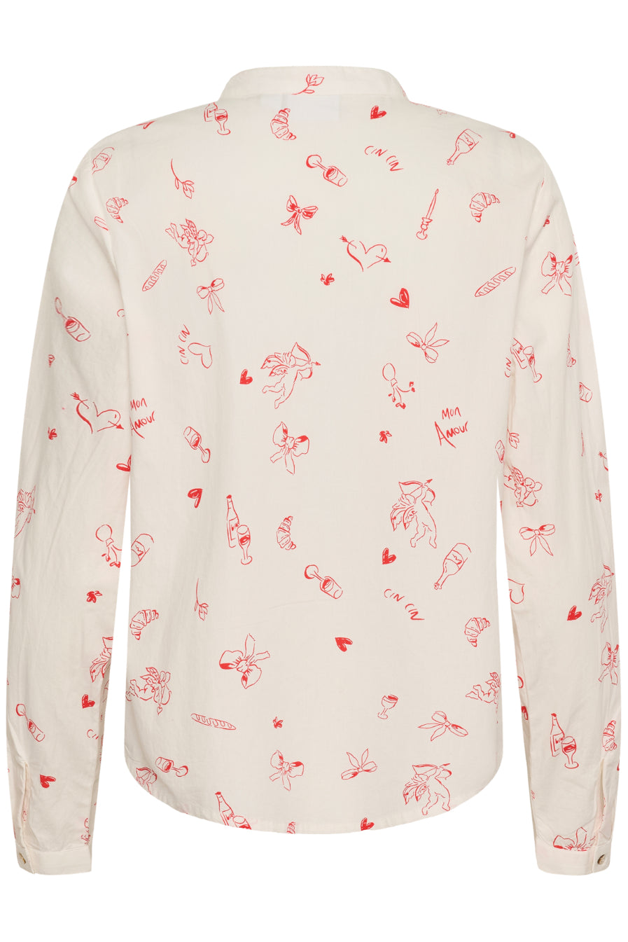 Saint Tropez Ponyo Shirt - Ice Red Mon Amour
